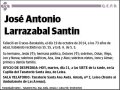LARRAZABAL SANTIN,JOSE ANTONIO