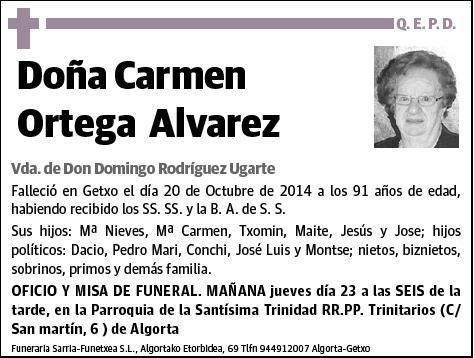 ORTEGA ALVAREZ,CARMEN