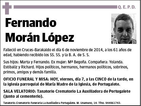 MORAN LOPEZ,FERNANDO