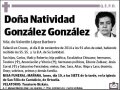 GONZALEZ GONZALEZ,NATIVIDAD