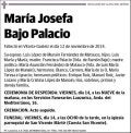 BAJO PALACIO,MARIA JOSEFA
