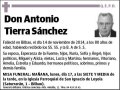 TIERRA SANCHEZ,ANTONIO