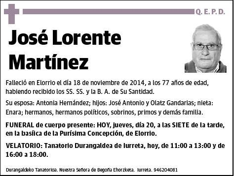 LORENTE MARTINEZ,JOSE