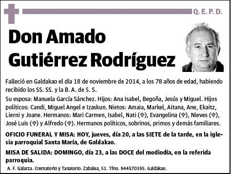 GUTIERREZ RODRIGUEZ,AMADO