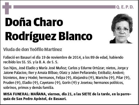 RODRIGUEZ BLANCO,CHARO