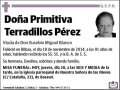 TERRADILLOS PEREZ,PRIMITIVA