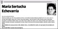 SERTUCHA ECHEVARRIA,MARIA
