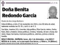 REDONDO GARCIA,BENITA