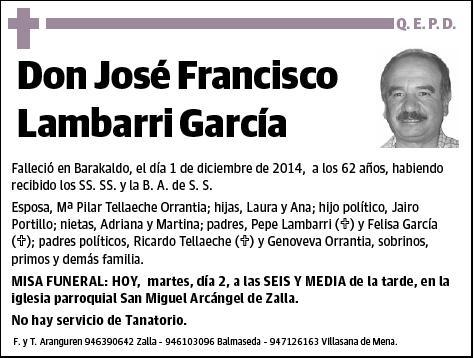 LAMBARRI GARCIA,JOSE FRANCISCO