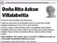 AZKUE VILLALABEITIA,RITA