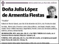 LOPEZ DE ARMENTIA FIESTAS,JULIA