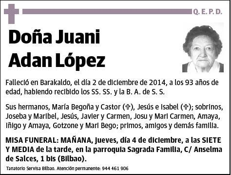 ADAN LOPEZ,JUANI