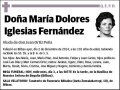 IGLESIAS FERNANDEZ,MARIA DOLORES