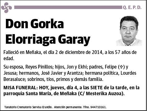 ELORRIAGA GARAY,GORKA
