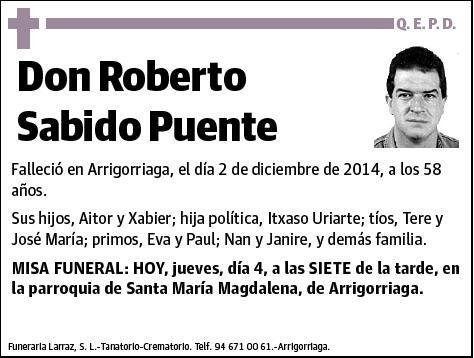 SABIDO PUENTE,ROBERTO