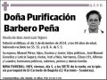 BARBERO PEÑA,PURIFICACION