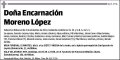 MORENO LOPEZ,ENCARNACION