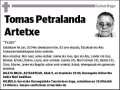 PETRALANDA ARTETXE,TOMAS