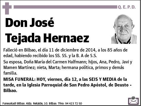TEJADA HERNAEZ,JOSÉ