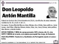 ANTON MANTILLA,LEOPOLDO
