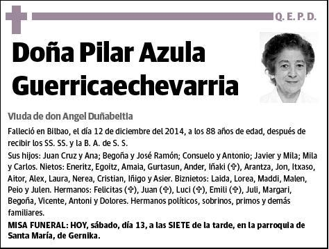 AZULA GUERRICAECHEVARRIA,PILAR
