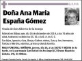 ESPAÑA GOMEZ,ANA MARIA
