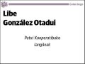 GONZALEZ OTADUI,LIBE