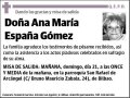 ESPAÑA GOMEZ,ANA MARIA