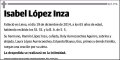 LOPEZ INZA,ISABEL