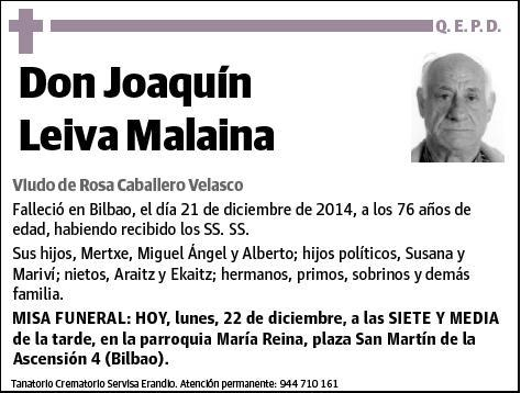LEIVA MALAINA,JOAQUIN