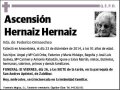 HERNAIZ HERNAIZ,ASCENSION