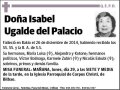 UGALDE DEL PALACIO,ISABEL