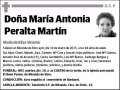 PERALTA MARTIN,Mª ANTONIA