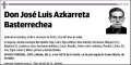 AZKARRETA BASTERRECHEA,JOSE LUIS