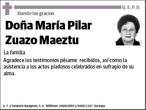 ZUAZO MAEZTU,MARIA PILAR