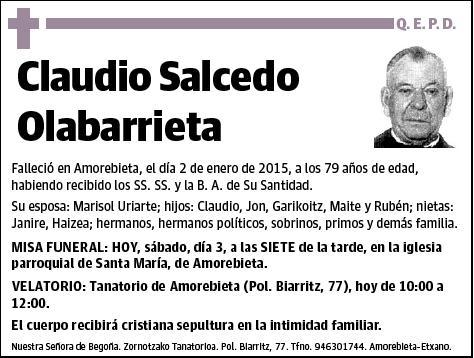 SALCEDO OLABARRIETA,CLAUDIO
