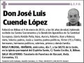 CUENDE LOPEZ,JOSE LUIS