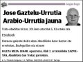 GAZTELU- URRUTIA ARABIO- URRUTIA,JOSE