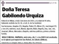 GABILONDO URQUIZA,TERESA