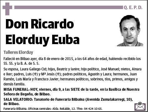 ELORDUY EUBA,RICARDO