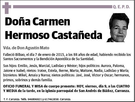 HERMOSO CASTAÑEDA,CARMEN