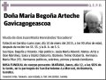 ARTECHE GAVICAGOEASCOA,MARIA BEGOÑA