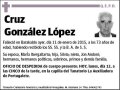 GONZALEZ LOPEZ,CRUZ
