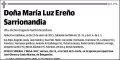 EREÑO SARRIONANDIA,MARIA LUZ