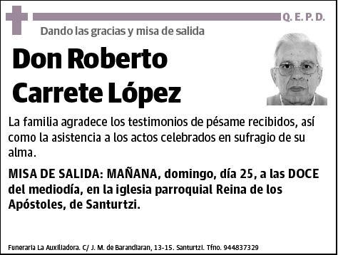 CARRETE LOPEZ,ROBERTO