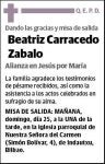 CARRACEDO ZABALO,BEATRIZ