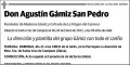 GAMIZ SAN PEDRO,AGUSTIN