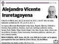 VICENTE IRURETAGOYENA,ALEJANDRO