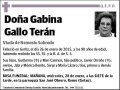 GALLO TERAN,GABINA