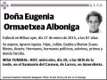 ORMAETXEA ALBONIGA,EUGENIA